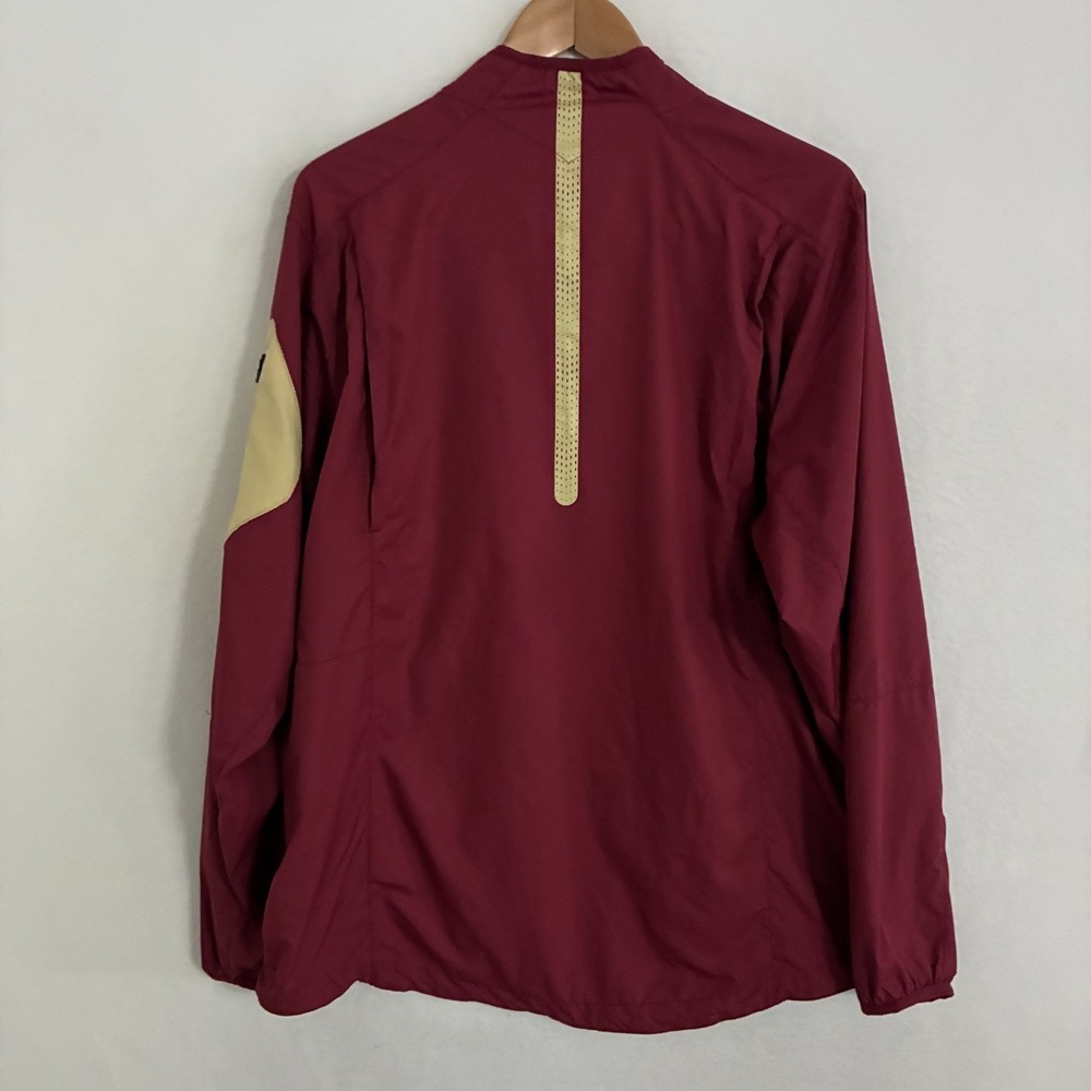 Nike Florida State University Seminoles 1/2 Zip Pullover Mens L Lightweight FSU - Picture 4 of 8